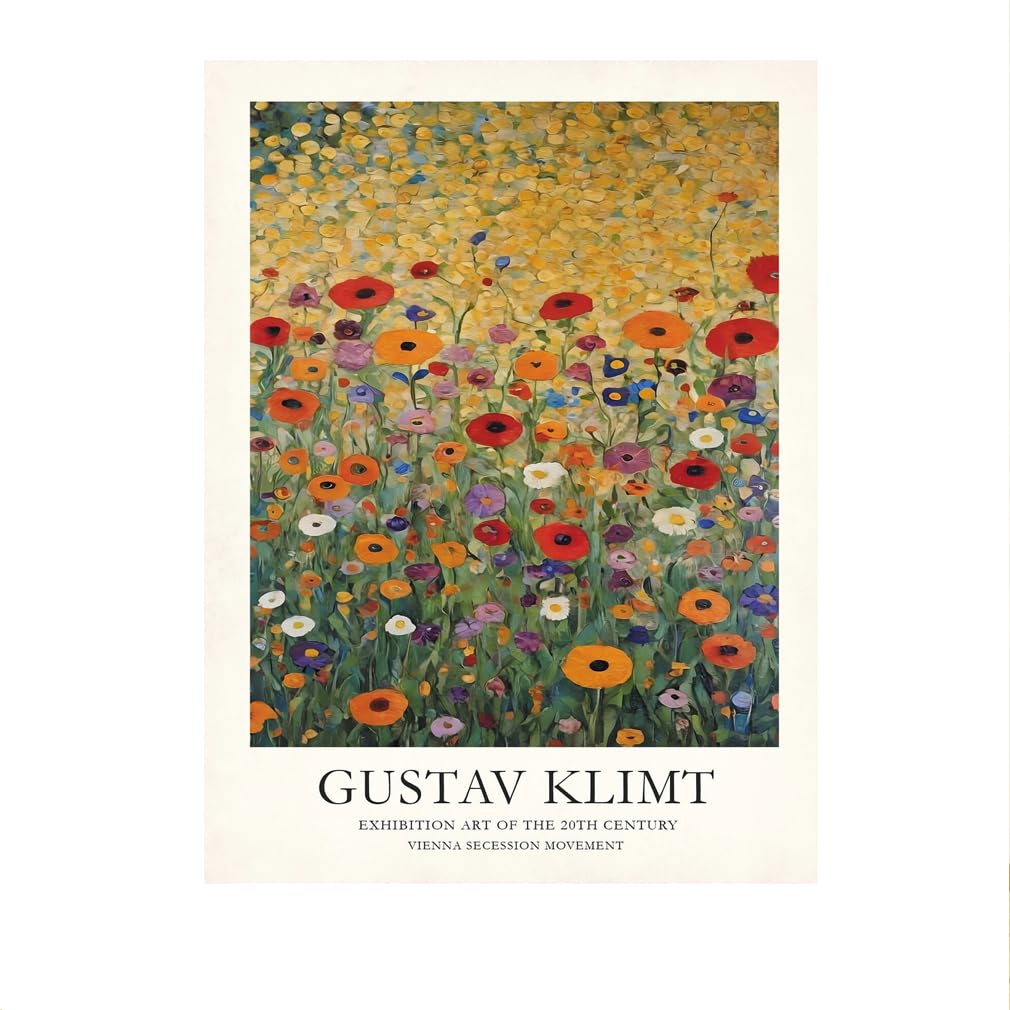 Gustav Klimt affiche murale pour raviver un mur blanc vide