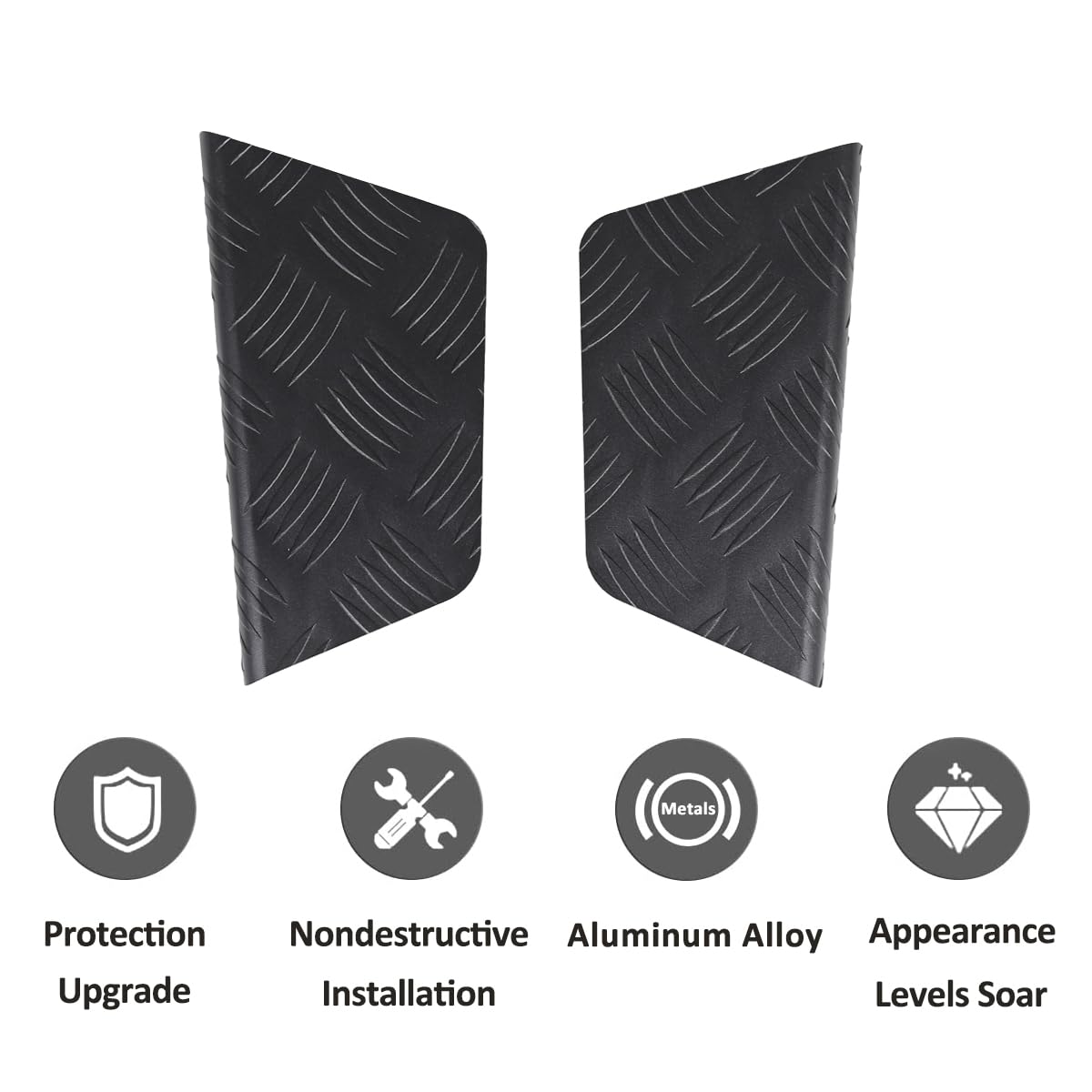 Protección de esquina de coche, inserto de cojín de protección de parachoques delantero compatible con Ineos Grenadier 2020-2024, accesorios de protección anticolisión para ala delantera de carrocería