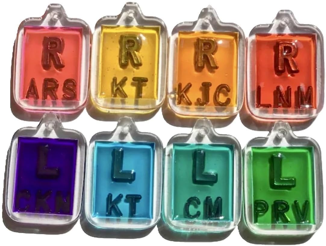 4 Sets of xray Markers (4 R and 4 L) with Initials