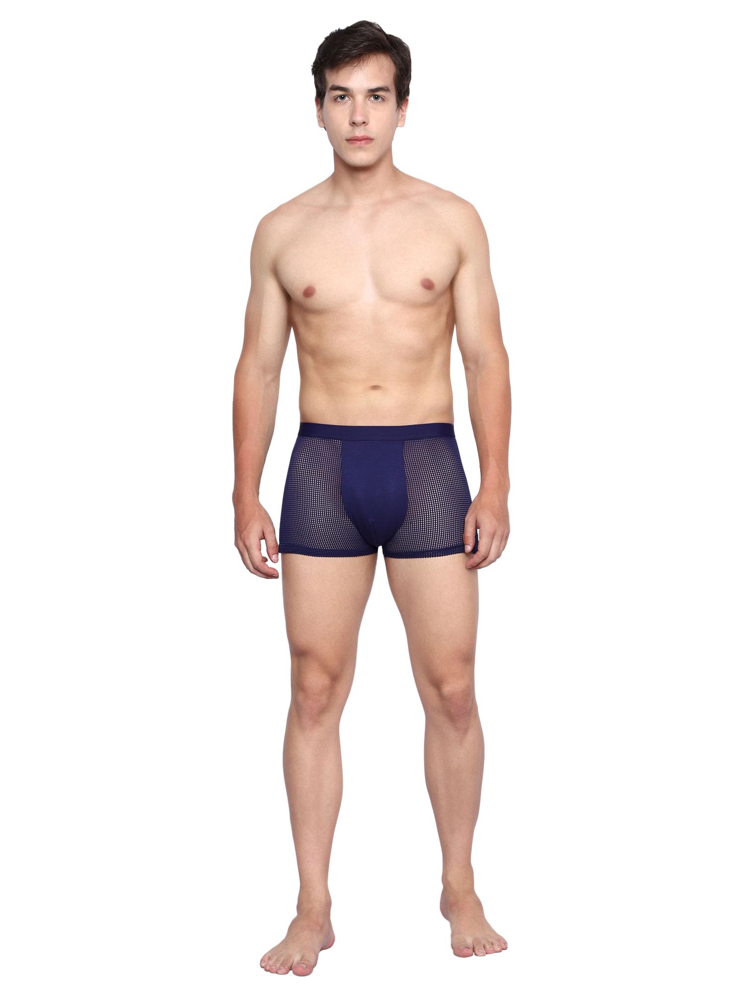 quddy Men's Ace Breathable Pouch Micro Modal Regular Fit Solid Antimicrobial Style & Comfort Boxer Briefs Microbial, Comfortable Underwear for Everyday (Colour:-Multicolor2) (Size:-M)-picture-38