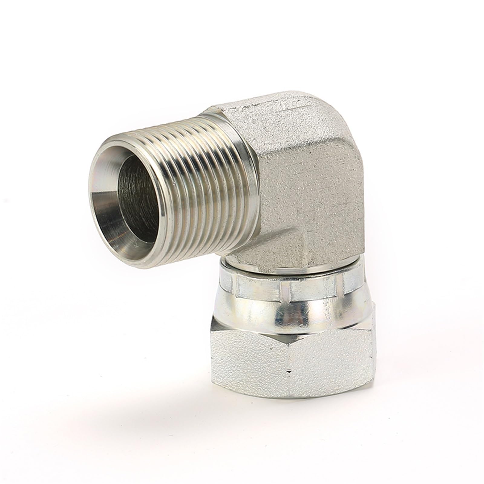 100PCS 2B9-04 BSPP Male Adapters 60° Seat 90°Elbow BSPP Female Pipe Connector Hydraulic Adapters