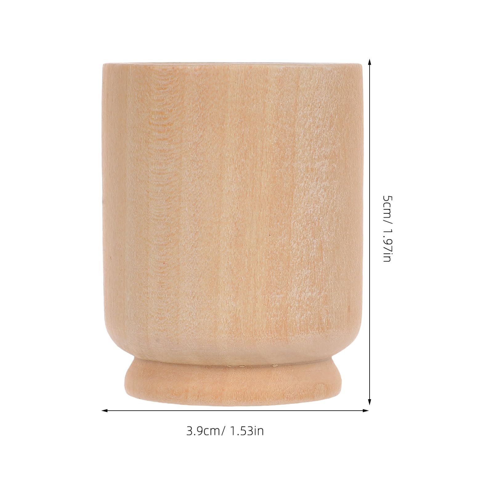 PRETYZOOM 10pcs Painted Wooden Jar Egg Toy Easter Decor Egg Holder Display Stand for Boys and Girls