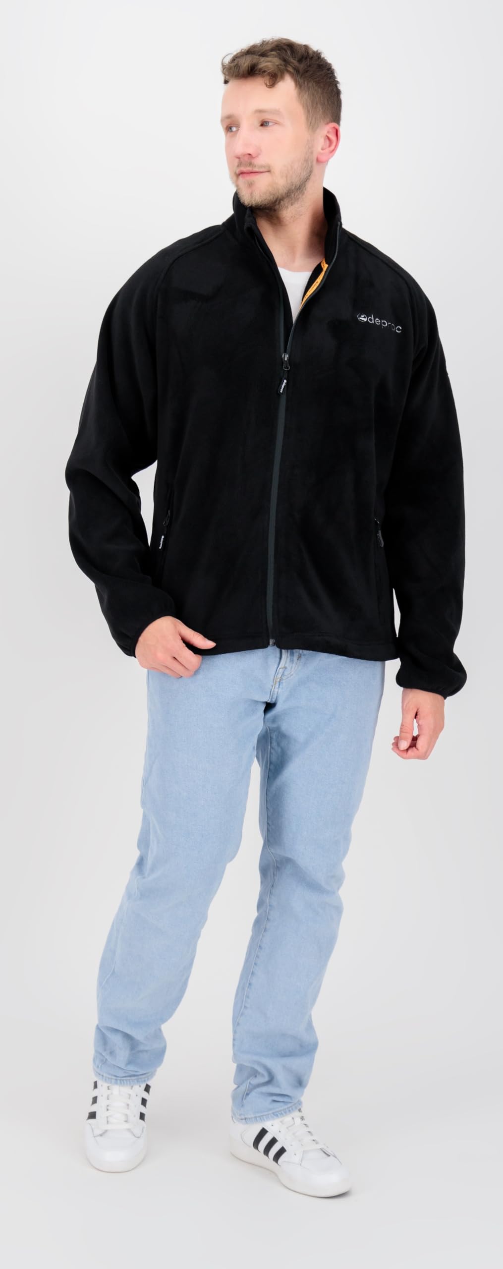 Kurtka polarowa Mężczyźni Herren Fleecejacke Mit Stehkragen Übergangsjacke Windbreaker Polarfleece Wawa Bay