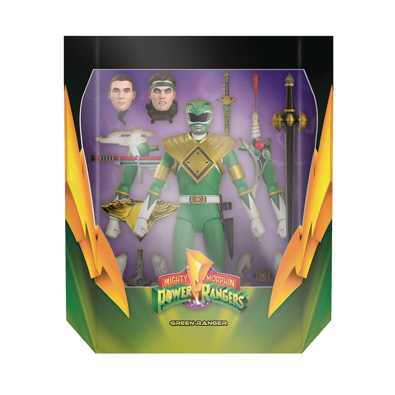 Mighty Morphin Power Rangers figurine Ultimates Green Ranger 18 cm