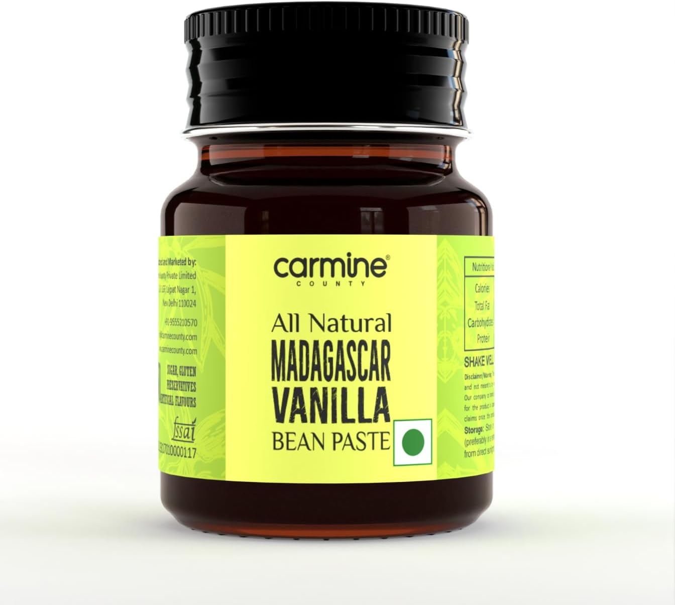 - Madagascar Vanilla Bean Paste – 50g | All Natural, Gourmet Vanilla Extract Alternative | Premium Glass Jar | Ideal for Baking, Desserts & Beverages | No Additives or Preservatives