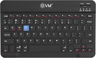 EVM EnEdge Keyboard for iPad, Android & Laptop | Multi-Device Wireless Keyboard with One-Click Switching | Rechargeable Ty... Price In India