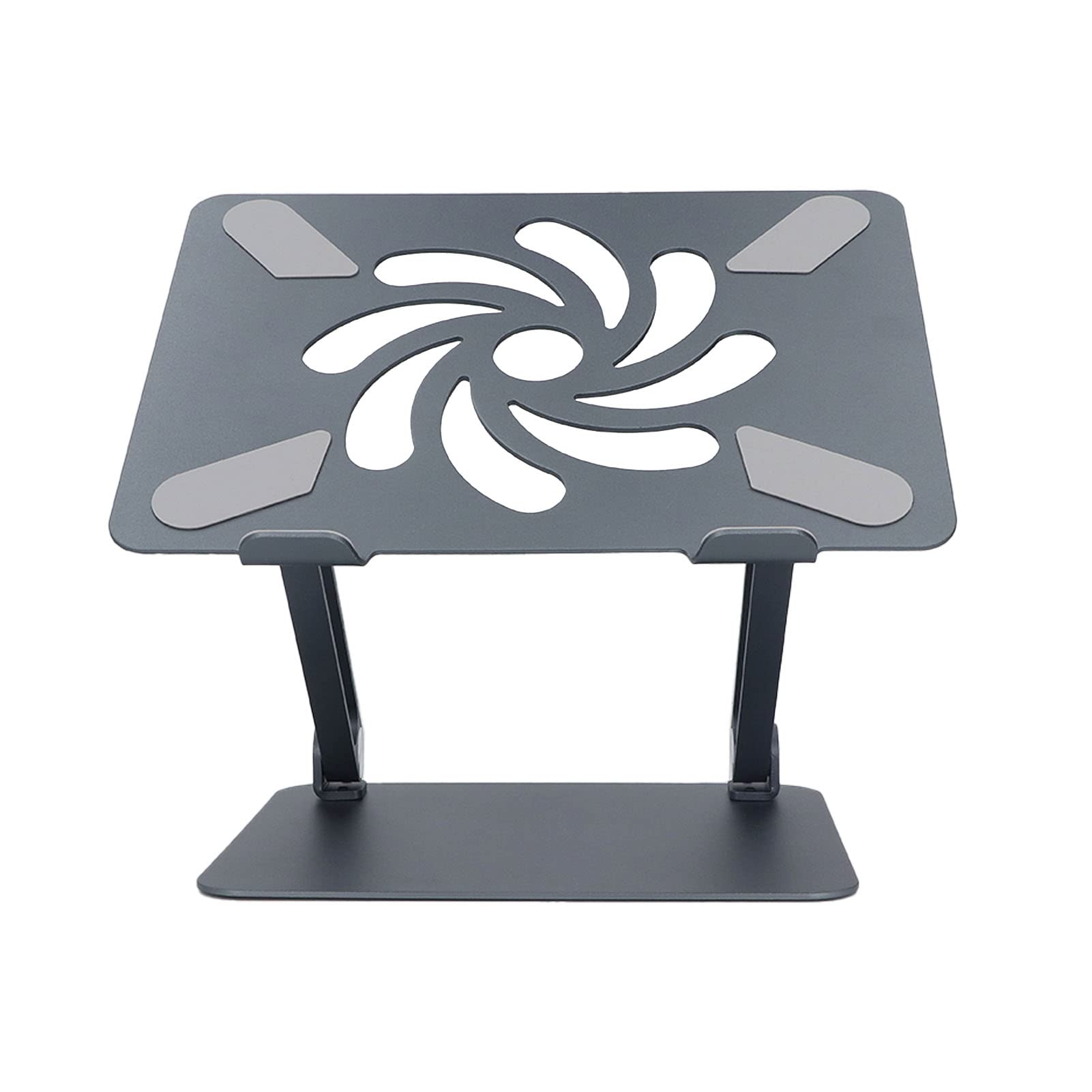 SIXRUN Supporto per Laptop in Lega di Alluminio Ad Altezza Regolabile per Scrivania e Ufficio Domestico, Design Ergonomico Salvaspazio
