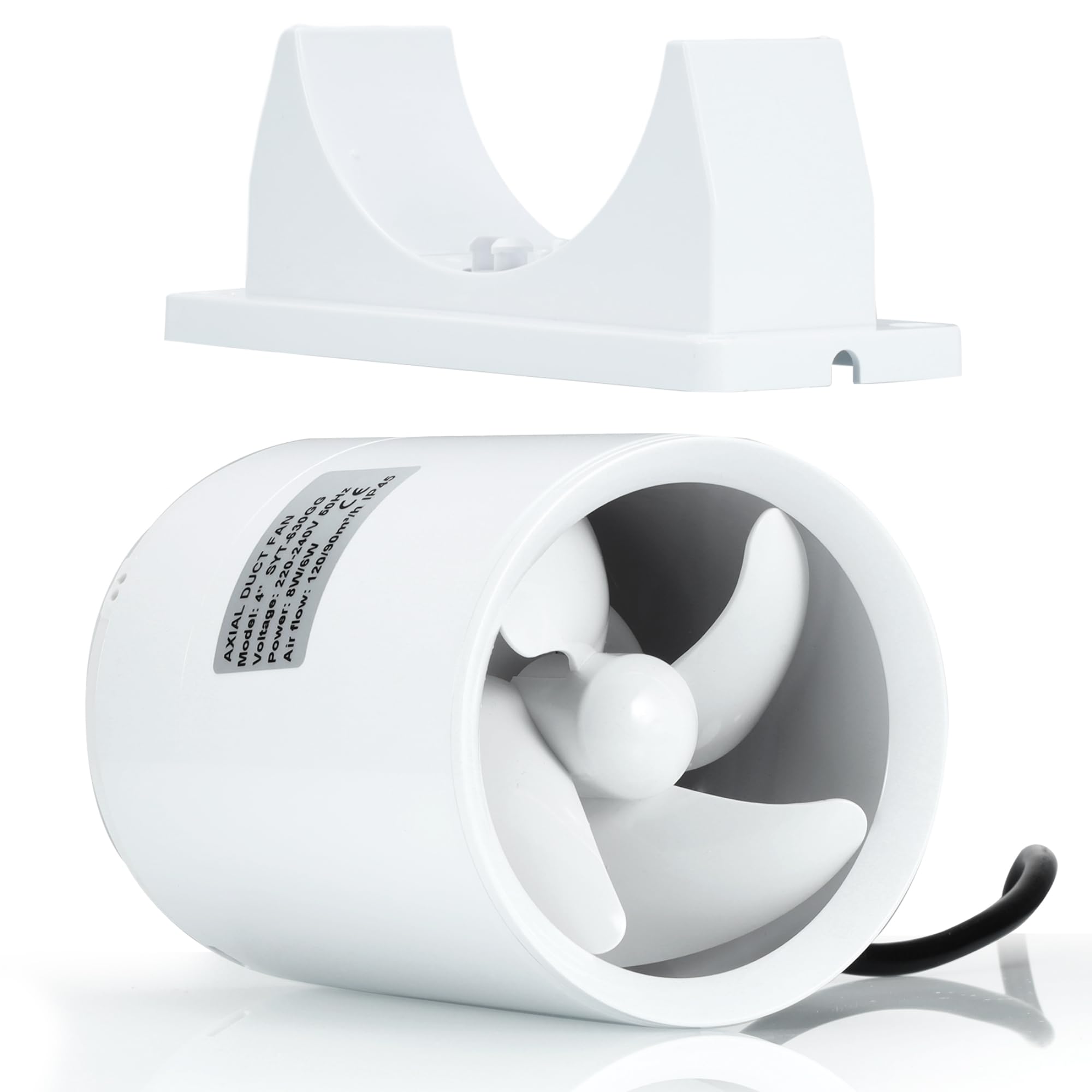 HOMCOM Ventilador De Techo Motor DC 20,5W Diámetro 132 Cm Mando A Distancia Luz LED Ajustable De