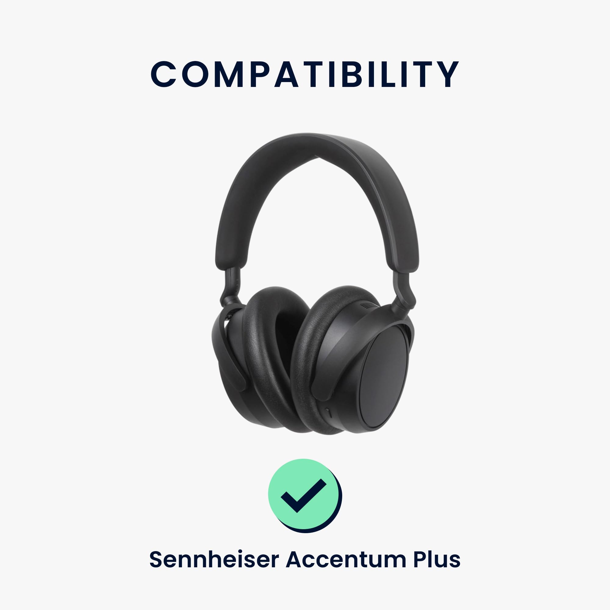Amazon | kwmobile 2x ヘッドホンカバー Sennheiser Accentum Plus対応