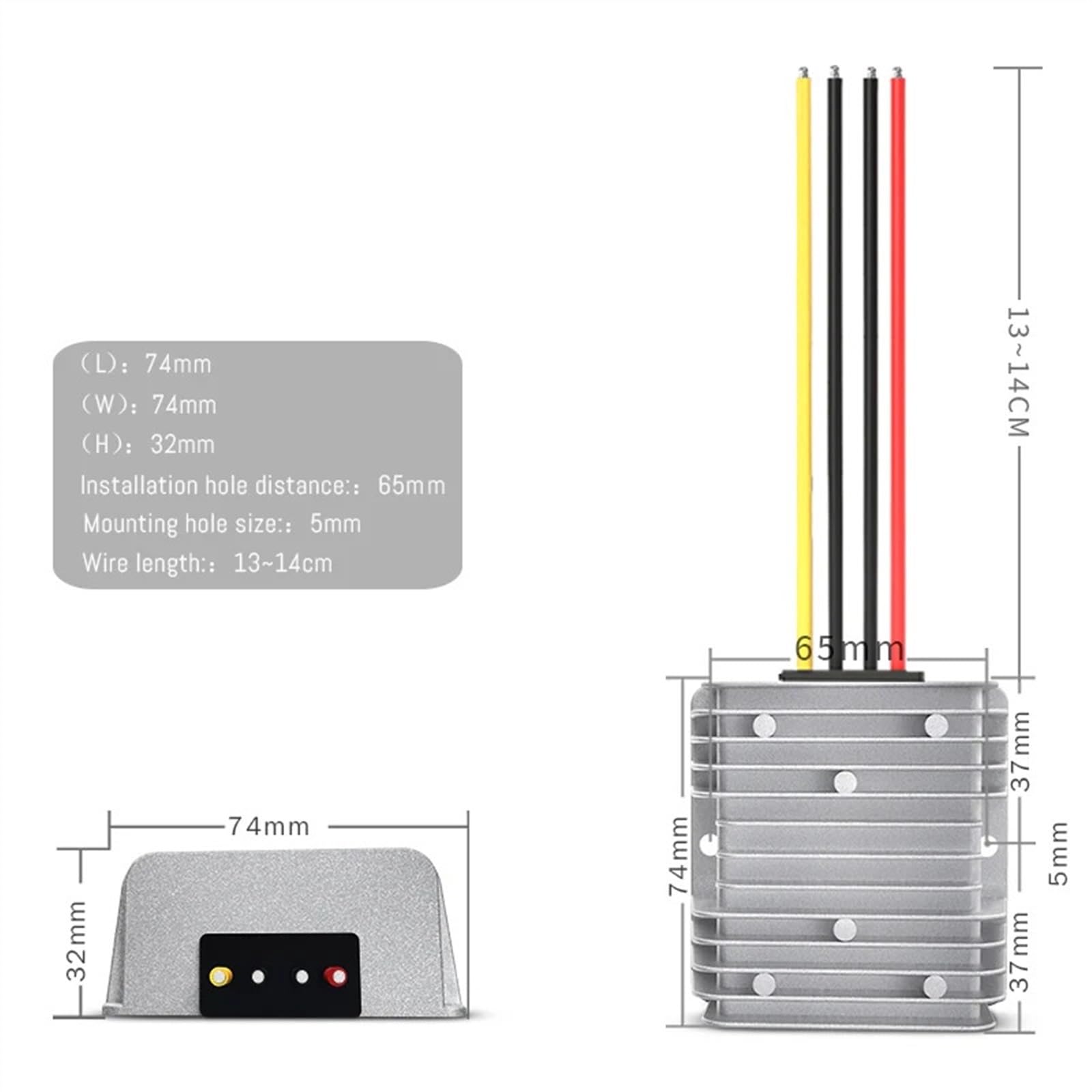 48V 60V 72V a 36V 5A 10A DC DC Buck Convertitore di Potenza Step Imbottiture Regolatore di Tensione Adattatore di Alimentazione stabilizzatore di Tensione Trasformare(96V to 36V 10A)