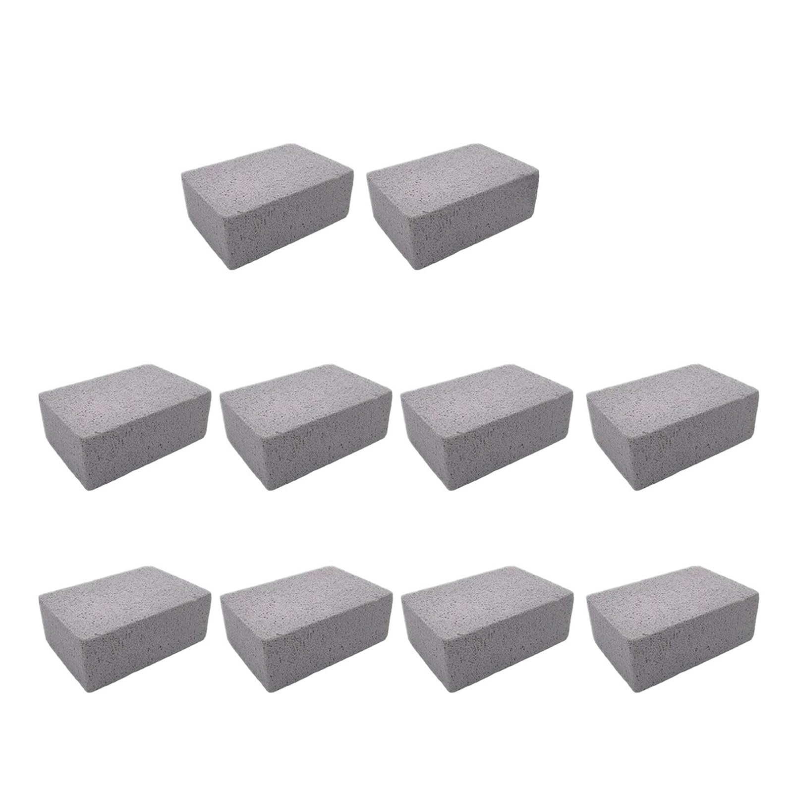Ladrillo Limpiador De Parrillas 1-10 piezas de ladrillos de limpieza for parrilla de barbacoa, piedra de espuma for limpiar vidrios, piedra pómez, herramientas de cocina for exteriores for el mantenim