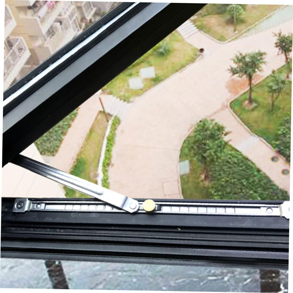 OSALADI 5stücke Fenster Feststellstange Für Aluminiumtüren Verstellbar Bohren Windstütze Sicherheitsvorrichtung Für Fenster Und Türen Installieren Für Familien
