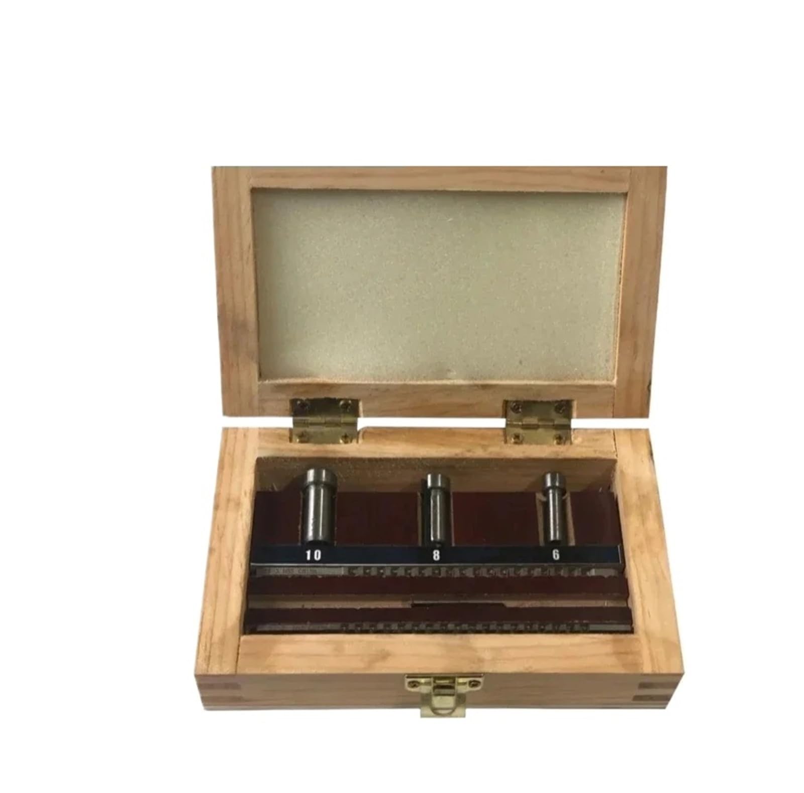 Set di brocce for sedi chiavette, dimensioni metriche, 6 pezzi, brocce da 2 mm e 3 mm, boccole con collare da 6/8/10 mm con spessori, utensili da taglio CNC per tornio