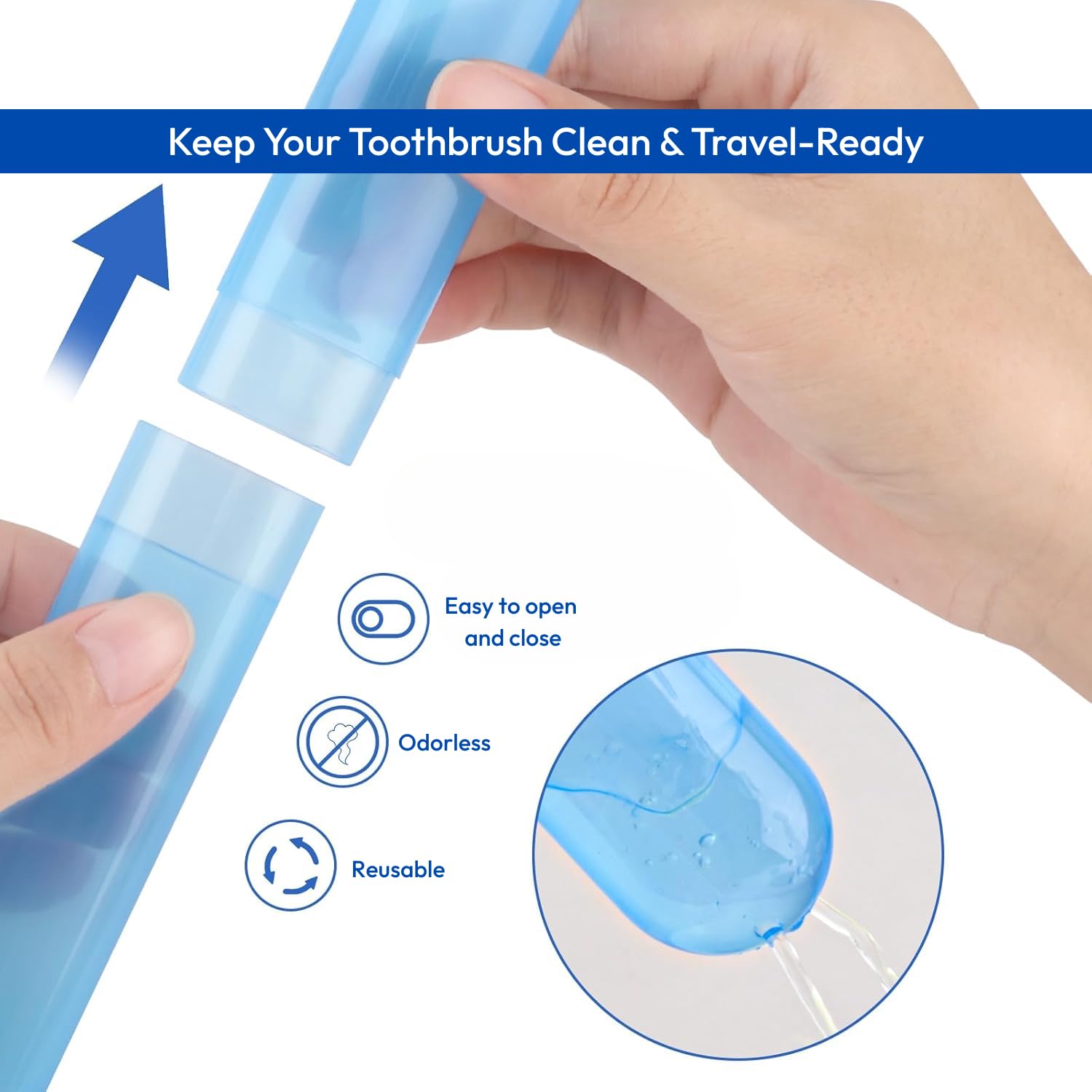 Zulaxy Toothbrush Covers - Keep Brushes Clean & Protected -2