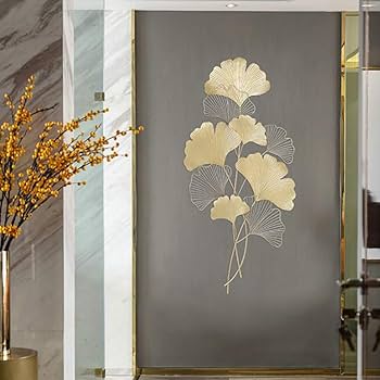 シンプルな芸術置物金属鉄芸装飾イチョウの葉の装飾 シンプルな芸術置物金属鉄芸装飾イチョウの葉の装飾