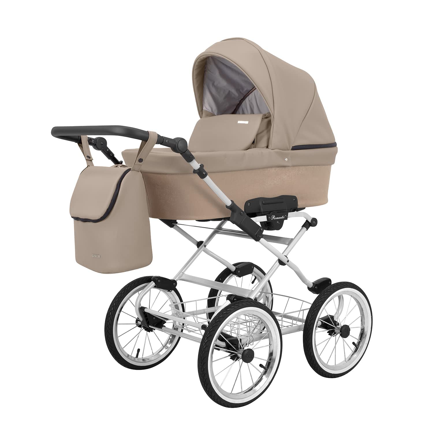 Poussette landau bébé 2 en 1 nacelle bébé Kunert ROMANTIC retro 2en1 pousette 2 in 1 accessoires