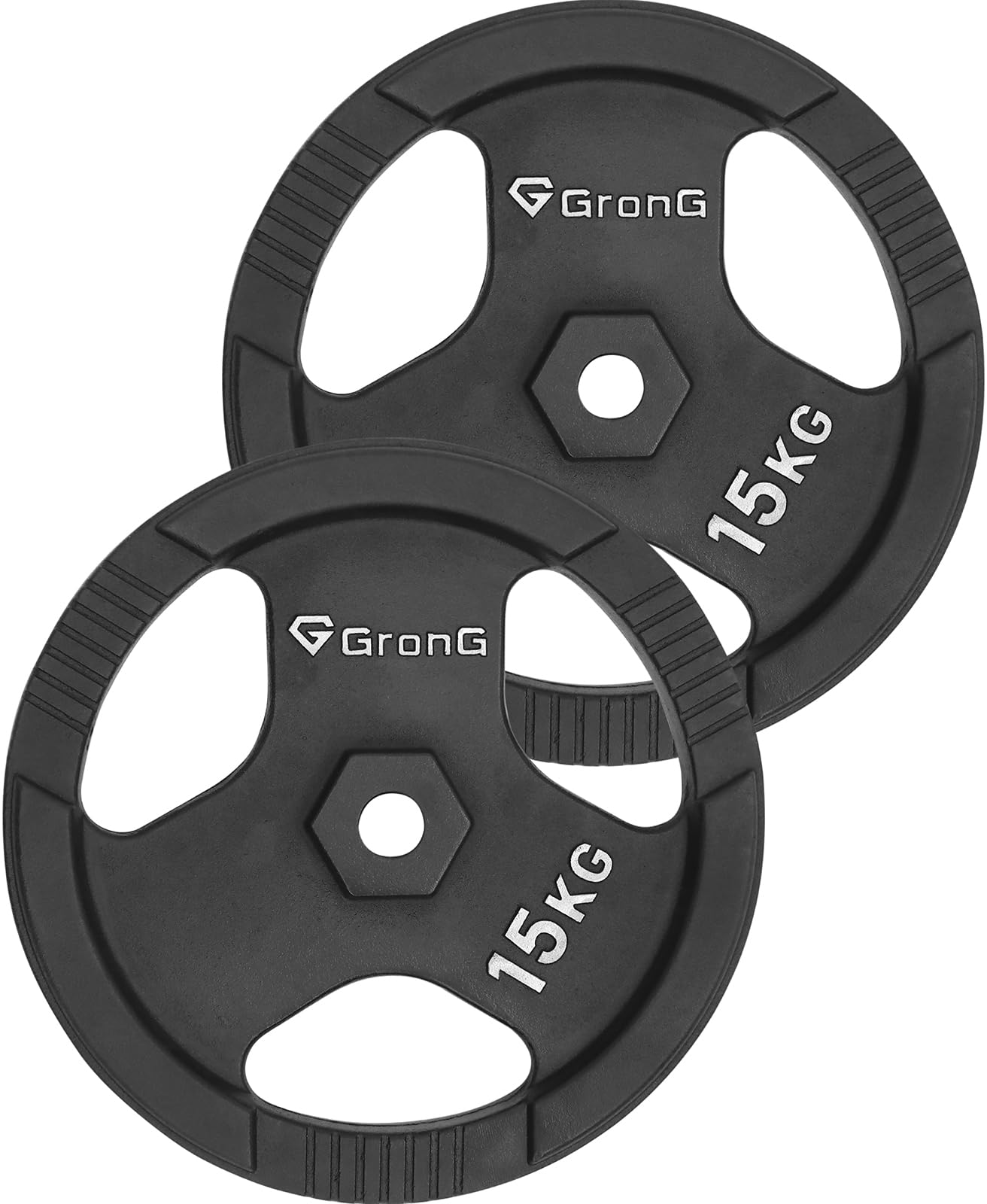 グロング ダンベル プレート バーベル 15kg 2個セット シャフト径28mm…