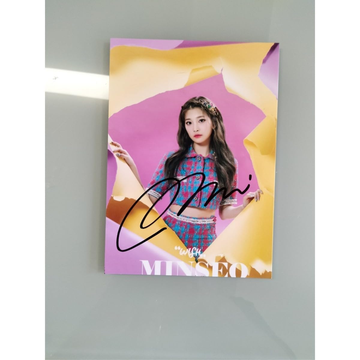ミンソ直筆サイン入り2Lサイズ写真…Minseo 【公式通販】
