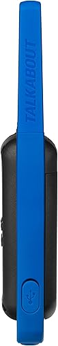 Miniatura 4 de Motorola Talkabout T800 Radios bidireccionales paquete de 2 negroazul