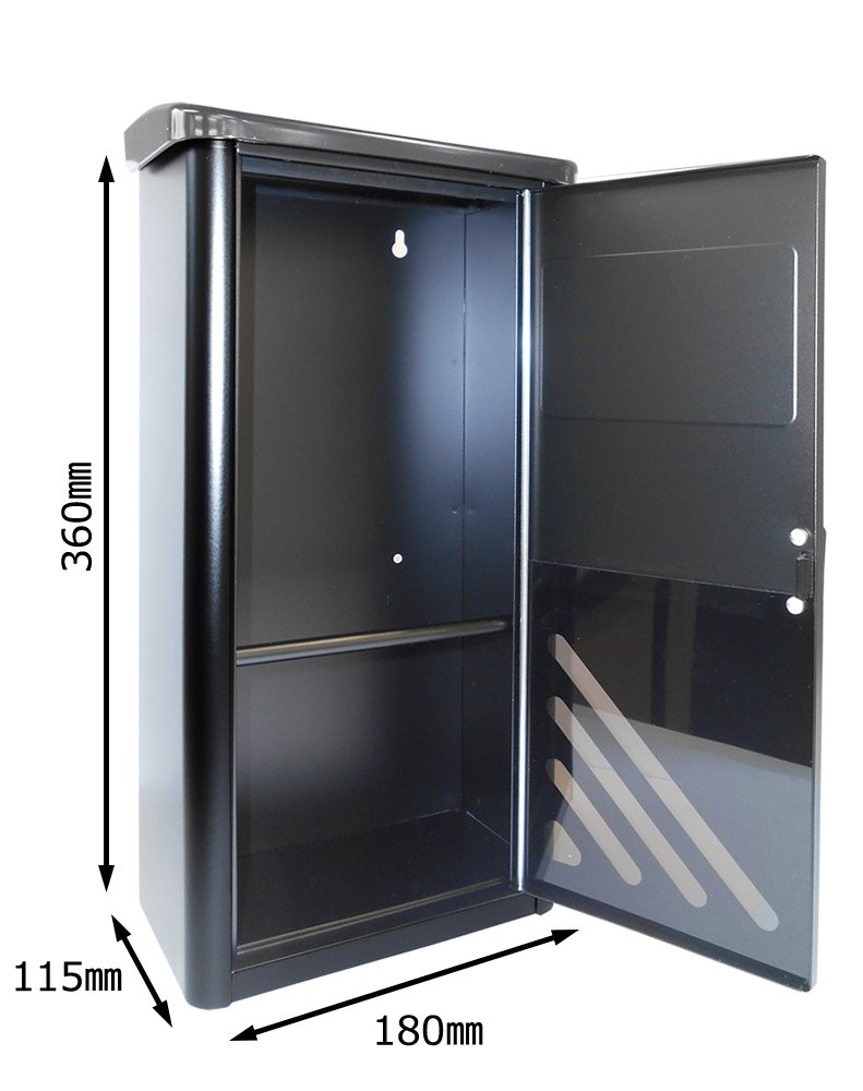 Amazon.co.jp: メイワ 縦型カラーポスト MTC-10 ブラック : DIY・工具