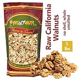 Three Pounds Of California Light Walnuts, 100% Natural, NO PPO, No Preservatives,Shelled,Raw - We Go