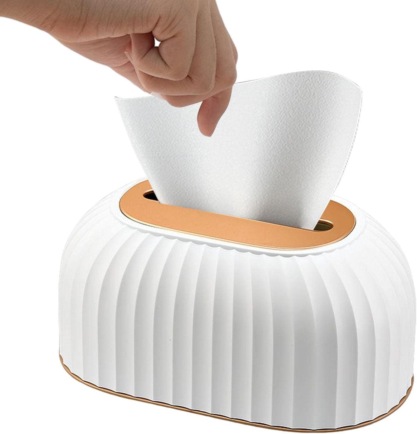Cannagenix Tissue Box Tissue Box Cover Tissue Box Holder Striped Tissue Box Holder, Sanitary Paper Box, Dining Table Napkin Holder, Car Tissue Dispenser Home Improvement for Paper Wipes (Multi Color) (B0CPHTMLXN) Amazon Price History, Amazon Price Tracker