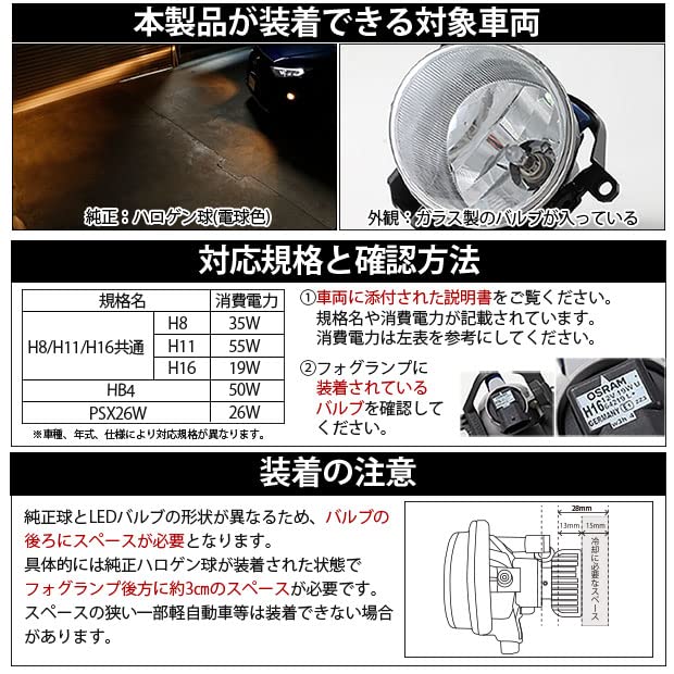 Amazon | ピカキュウ 凌駕-RYOGA- L8500 LEDフォグランプキット