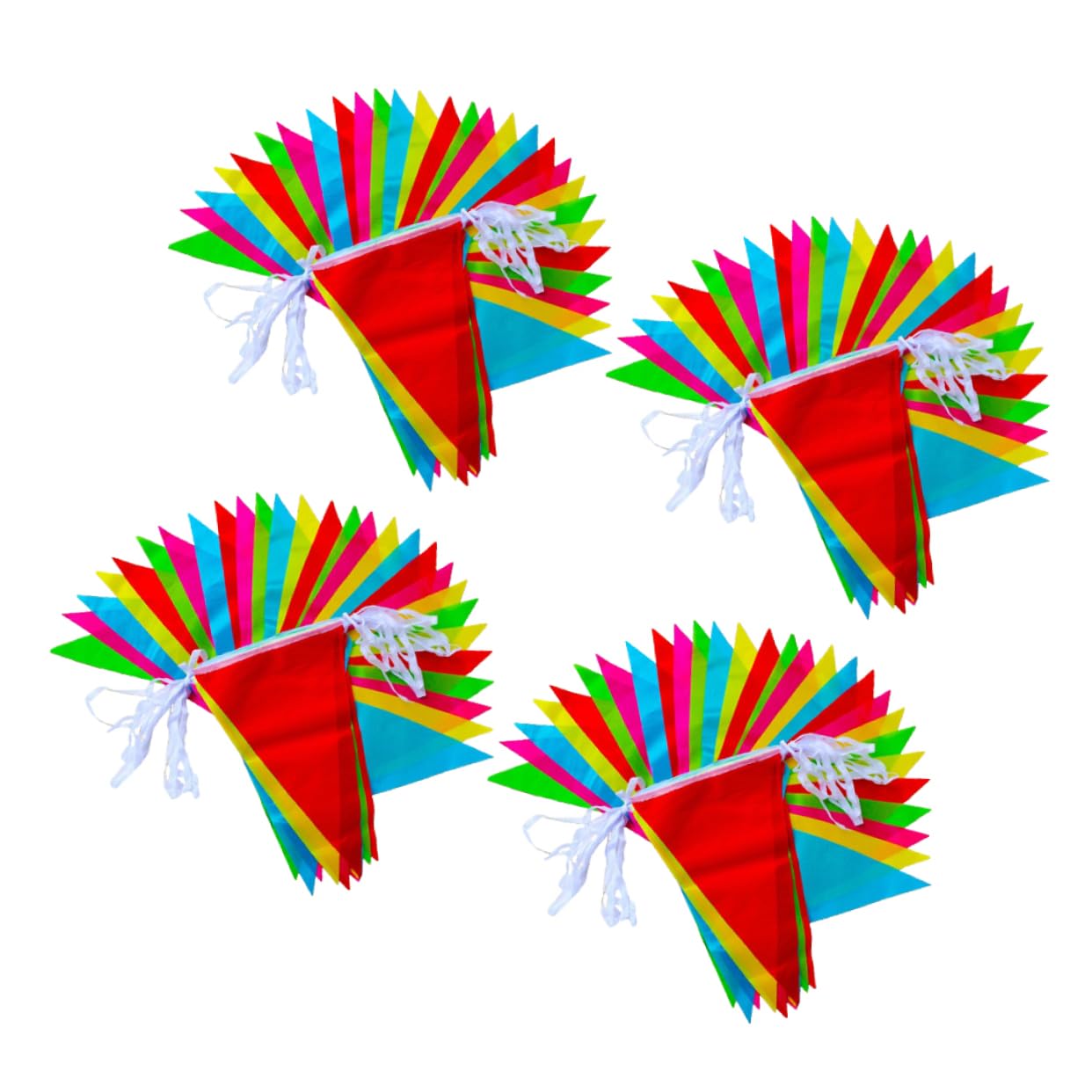 Sosoport 2 Set Di Bandiere A Corda Con Ciondolo 40 M Bandiere Per Feste Di Compleanno Decorazioni Per Esterni/interni 4 Confezioni*2