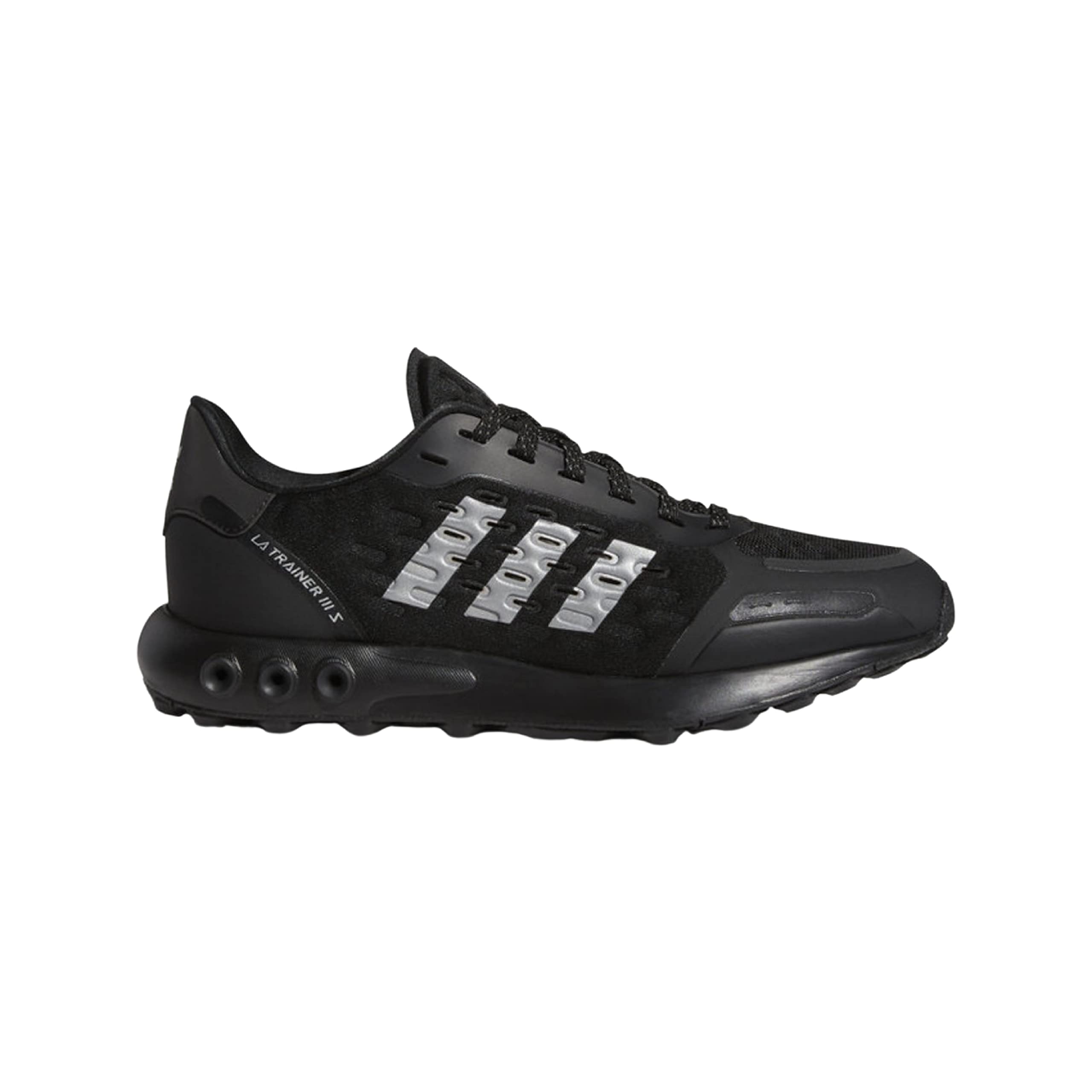 la trainer black and white