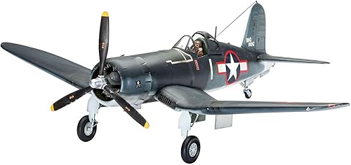 Fighter 3D Puzzles - Kits de modelos de plástico, escala 132 USAF F4U-1A, modelo Corsair Fighter, juguetes para adultos y regalo, 12.7 x 15.4 disponible en Yaxa El Salvador