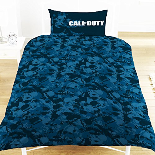 Call Of Duty Broken Skull Camo Reversible Uk Single / Us Twin Duvet Cover With Matching Pillow Case Bedding Set #TOP3