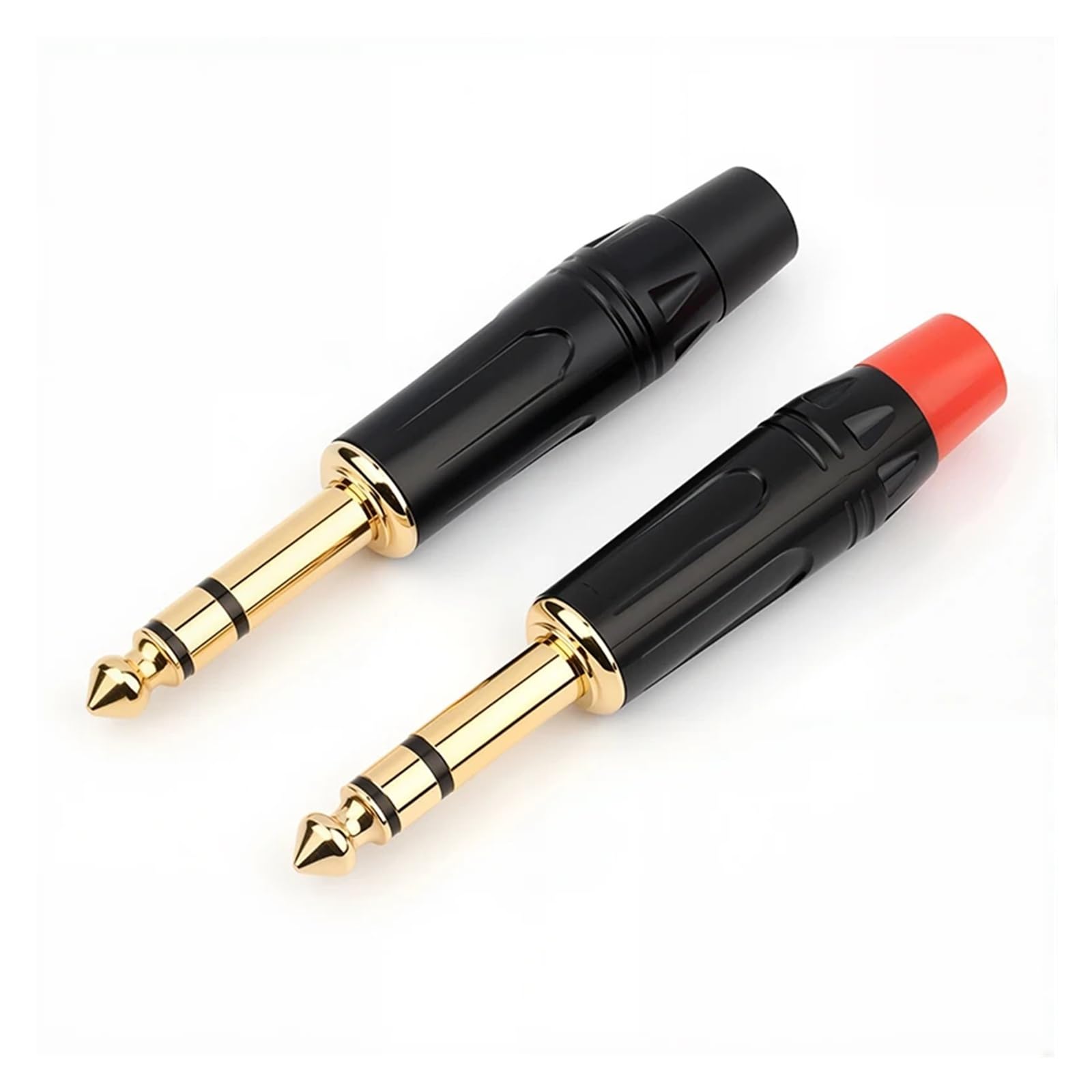 Generico 2 pz Suono Musicale 6.35mm TRS 1/4 Pollice Tipo di Saldatura Mono Stereo Connettore for Cavi Altoparlante/Chitarra/Microfono(Stereo,20pcs)