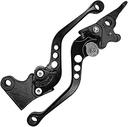 Manete Esportivo Com Regulagem Titan 125/150/160 Freio Á Disco/cb Twister Preto Black