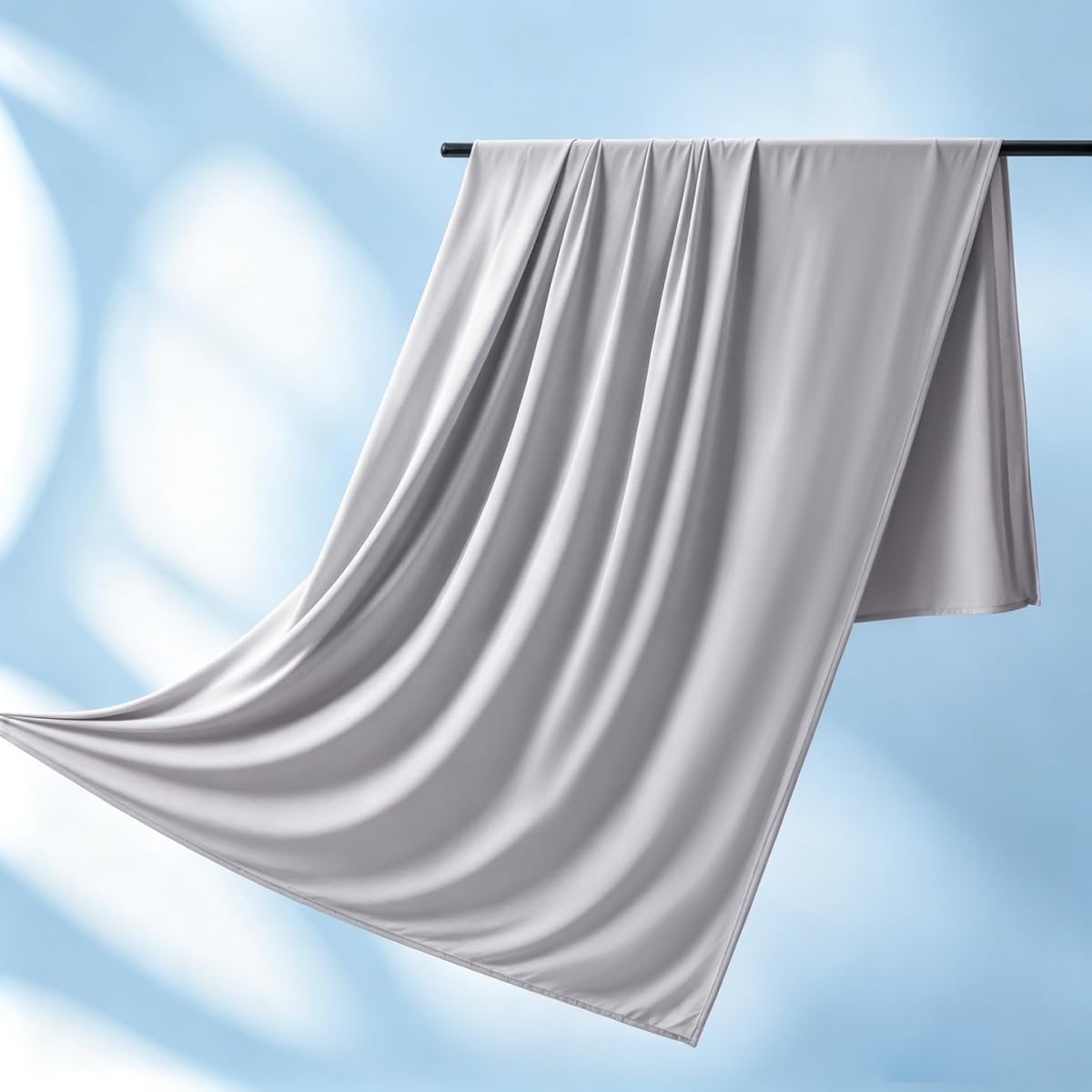 JvFbjLF Summer Blanket – Plain, Cooling For Hot Sleepers(Grey,230x270cm)