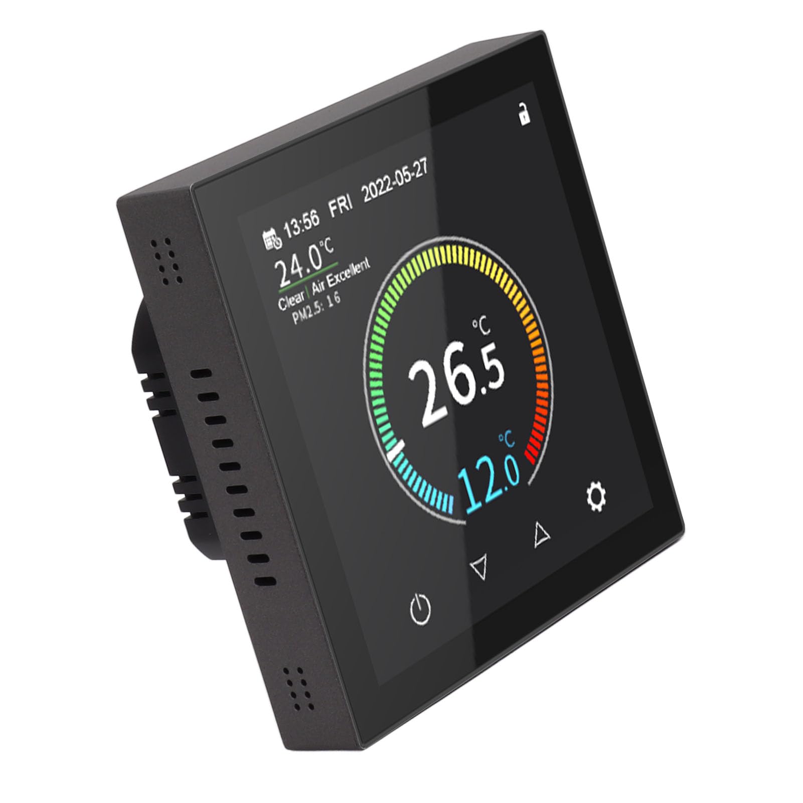Termostato Digital Termostato Inteligente de Alta Resolución Control Preciso para el Hogar y la Oficina Ahorro de Energía 1 Unidad