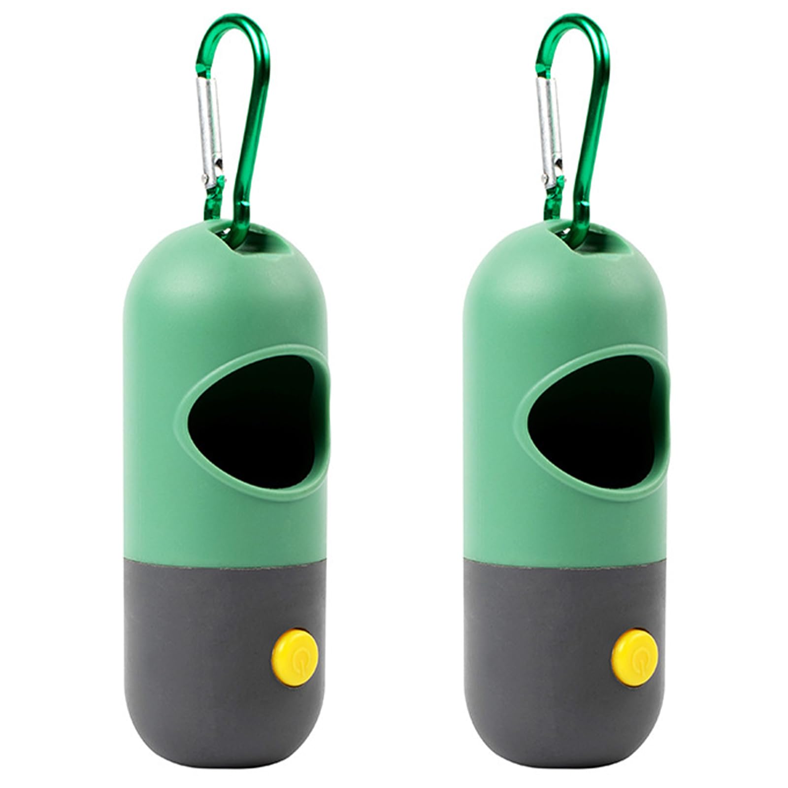 YUXITA LED Illuminated Dog Poop Bag Dispenser for Safe Nighttimes Dog Walks Ensuring Pet and Easy Bag