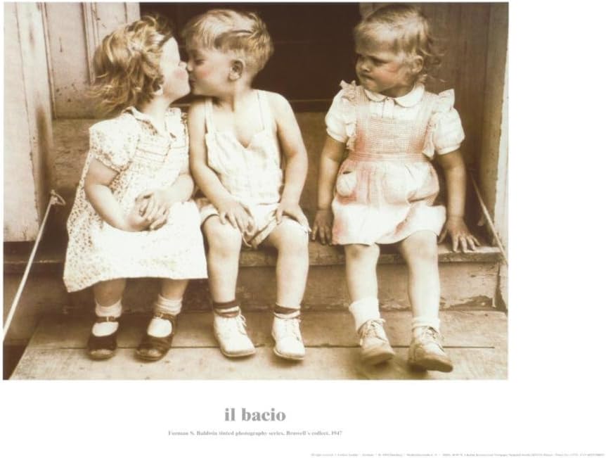 Il Bacio by Furman S. Baldwin - Fine Art Poster.