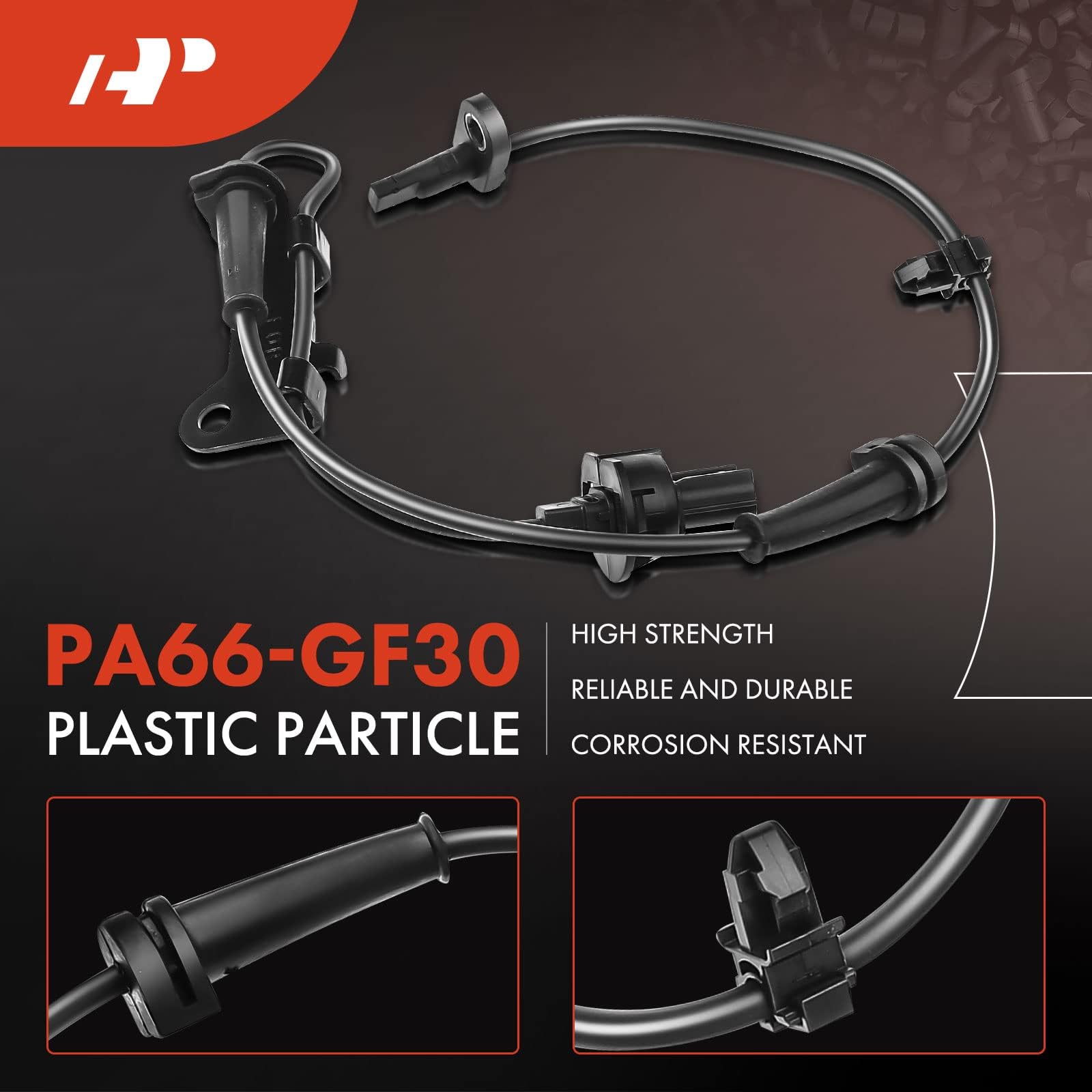 A-Premium Front Right ABS Wheel Speed Sensor - Compatible with