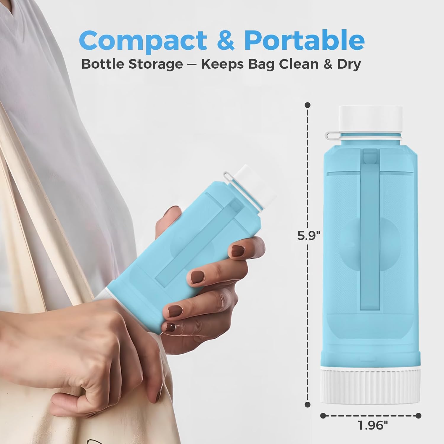 HEYAXA Portable Bidet with High Pressure , Rechargeable Travel Bidet for Men,Baby & Women, Handheld Sprayer for Personal Hygiene, Baby Care, Soothing Postpartum and Hemorrhoid Relief