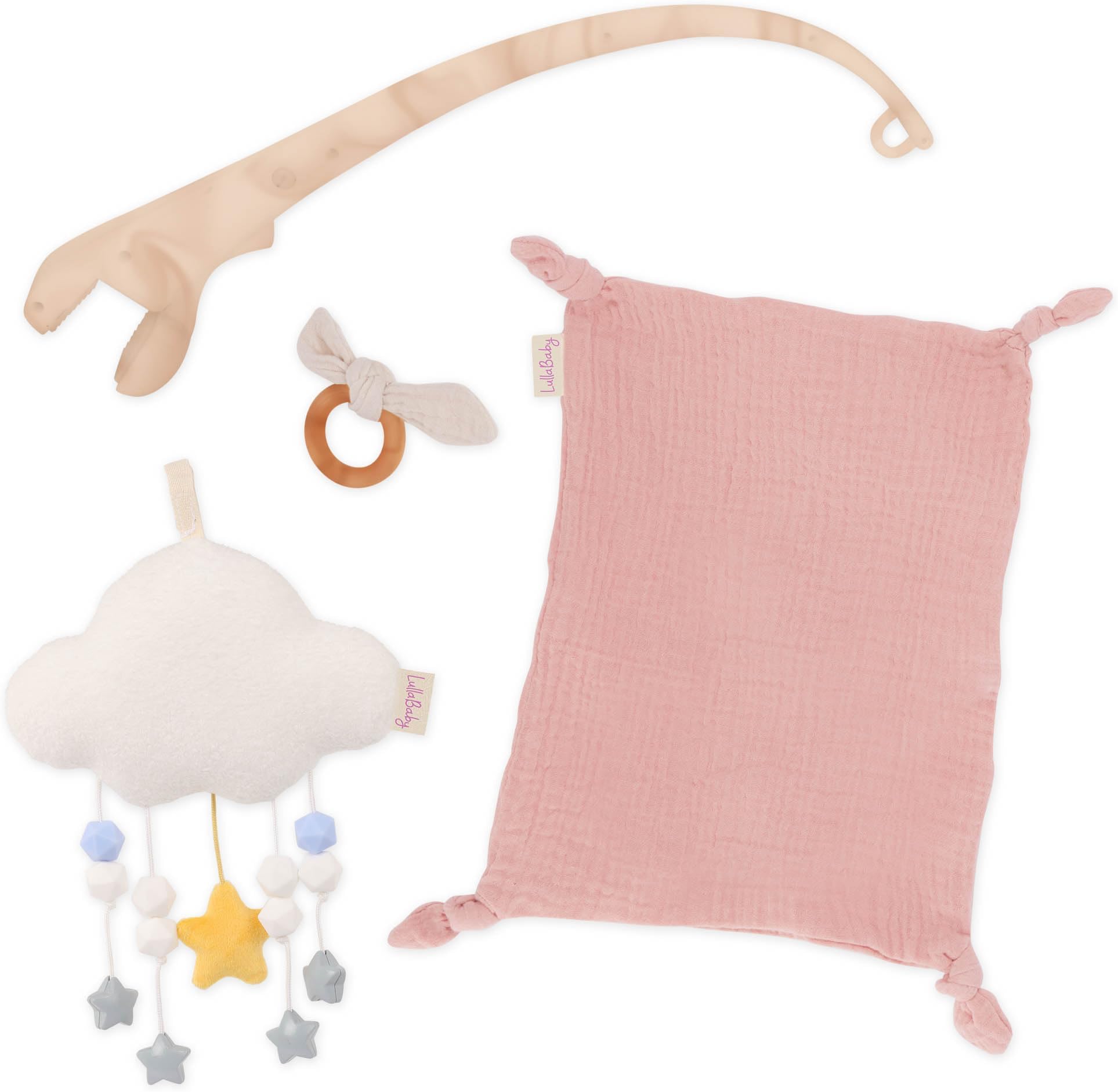 LullaBaby – Doll Musical Mobile – Soothing Lullaby Sound – Baby Doll Accessories – Pretend Play – Toys for Kids Ages 2 & Up – Baby Doll Naptime Set