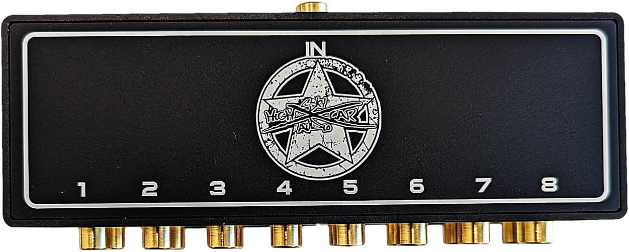 Sky High Car Audio SHCA Premium 1 to 8 RCA Distribution Block