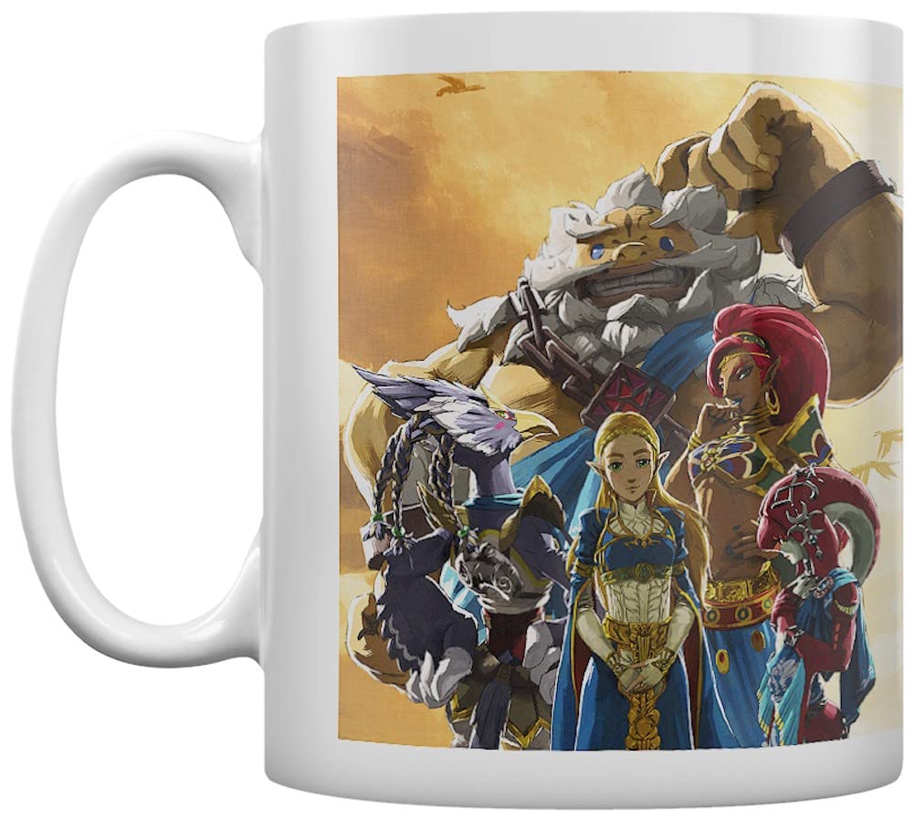 The Legend of ZeldaCeramic Mug, 11oz - Sunset Champions Design, Official Merchandise