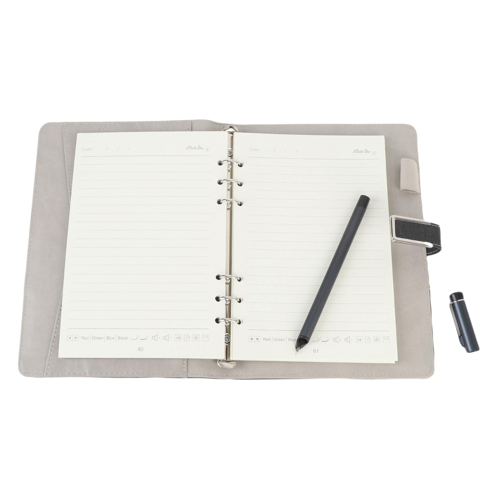 SIXRUN Digitales Smart-Pen-Notizbuch-Set mit -Technologie Zum Notizenmachen und Zeichnen für Studenten und Profis (Black)