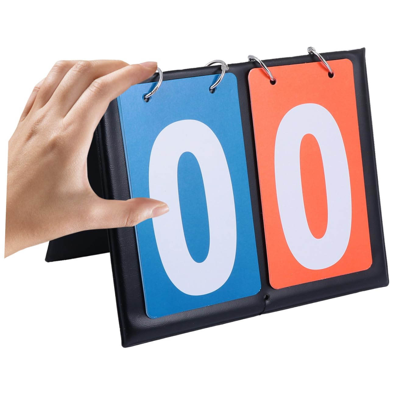 BESPORTBLE Basketball Scoreboard 2-Digit Score Flipper Portable Match Scoreboard for Table Tennis Volleyball and Swimming Easy-Read Flip Numbers 7.95 X 6.69 X 0.59In