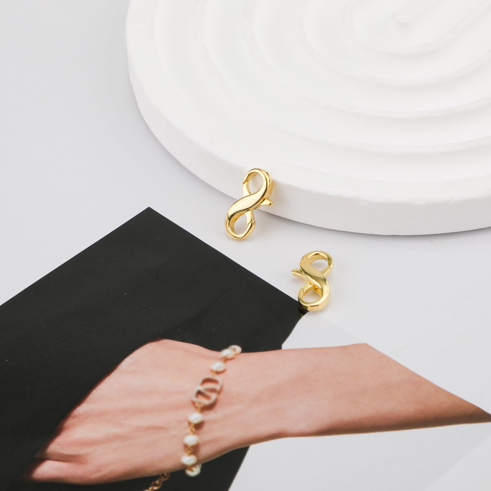 6 Pezzi Da 2 Pollici Argento 925 7x9mm Ovale Estensore Di Catena ROLO Grande Sacco Con 13 Mm Chiusura Aragosta E Fascino Cuore Piccolo - Spedizione Gratuita - Italia - Foto 7