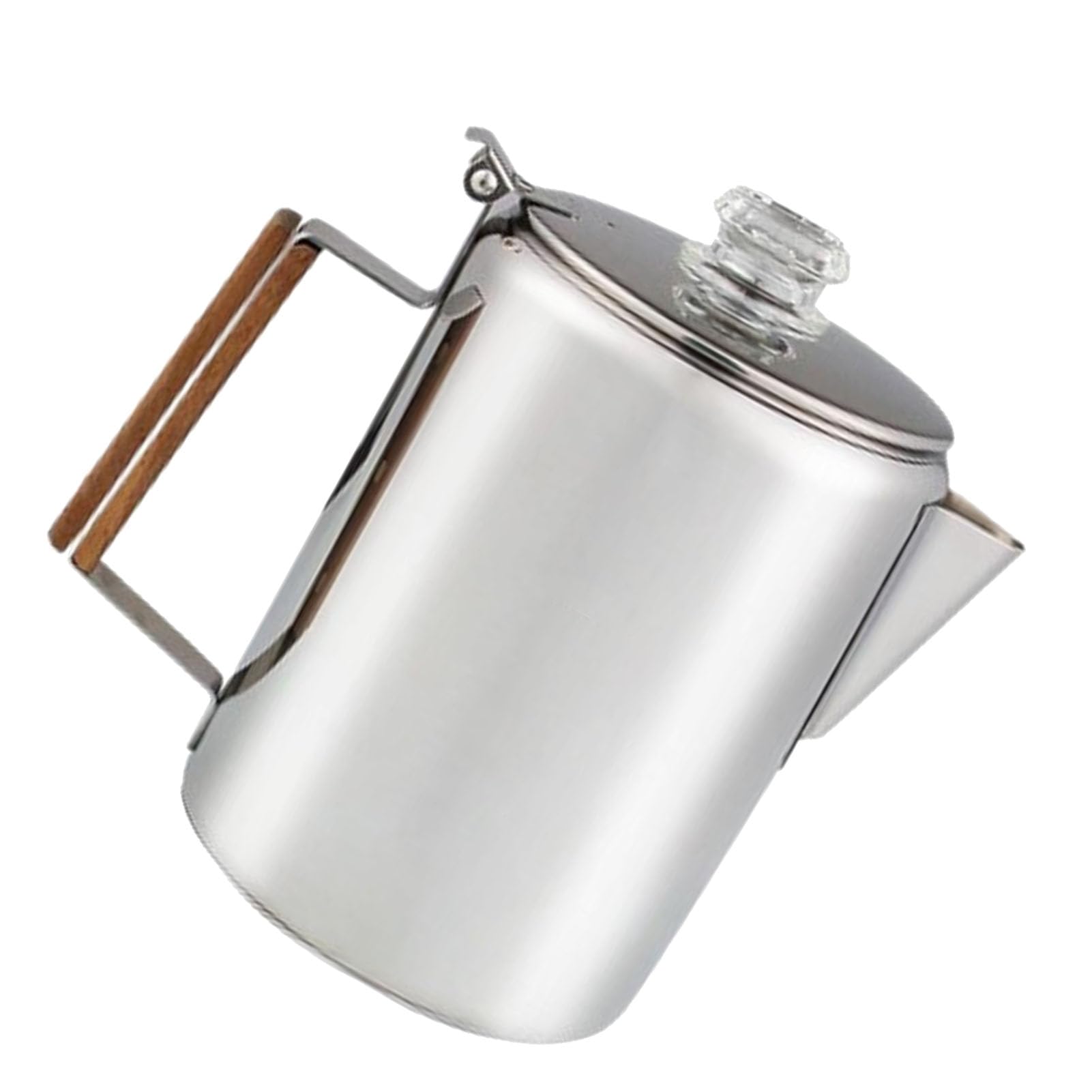 Caffettiera in Acciaio Inox con Beccuccio a V (9 tazze 1400-2000 ml)