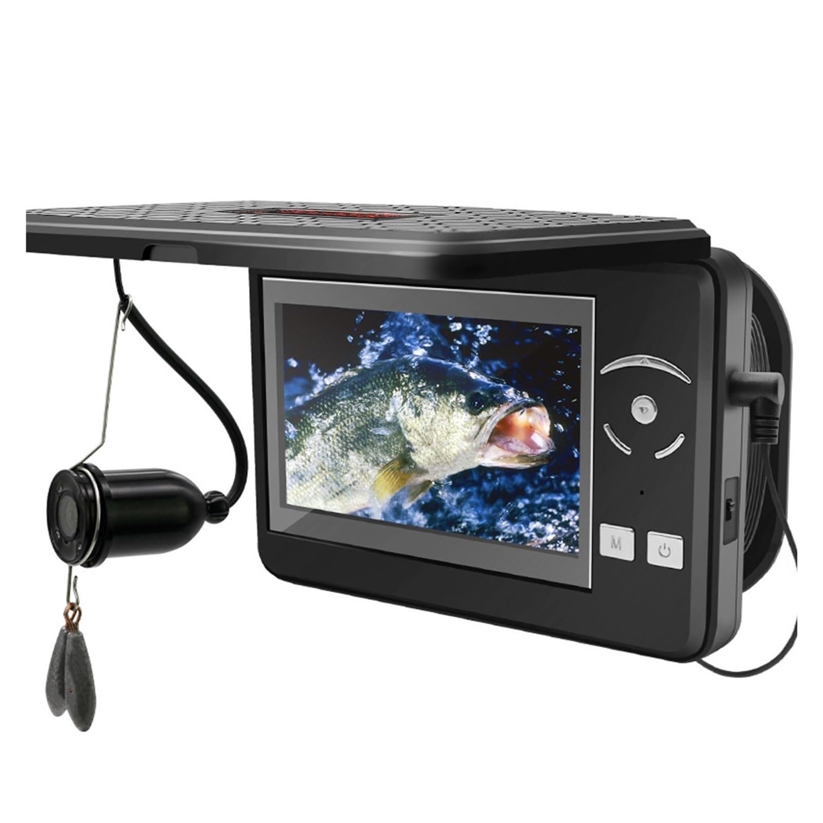 Kamera podwodna, 2 Szt. Podwodna Kamera Wędkarska Wodoodporna Wideo Do Lokalizowania Ryb DVR Z 4,3-calowym Ekranem LCD Nadaje Się Łodzi Morskiej Na Lodowym Jeziorze
