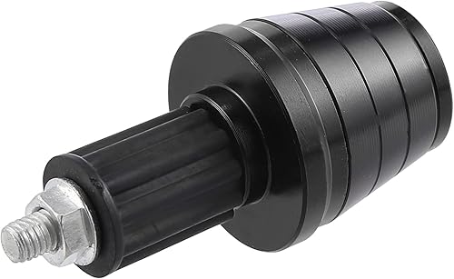 Miniatura 6 de Motoforti 1 par de tapones de extremo para manillar de motocicleta, 78 "0.866 in, aleación de aluminio, universal, manillar, tapones, tapones, negro