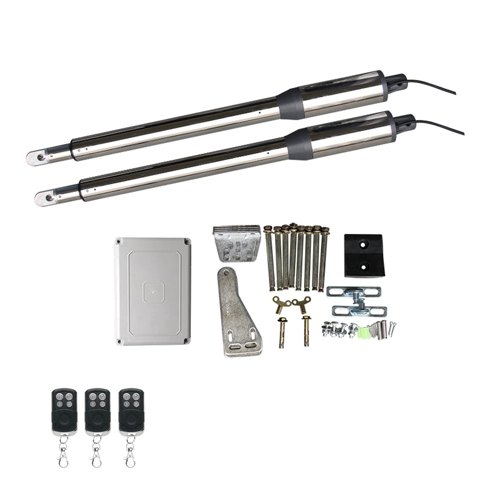 Apri della Porta del Garage, 300KG Automatico Dual Braccio Accogliente Opener Opener Opener Apritor PORTA APERTO APERTO APERTO APERTO for CONTROLLO ACCESSO SICUREZZA HOME(3 remotes)