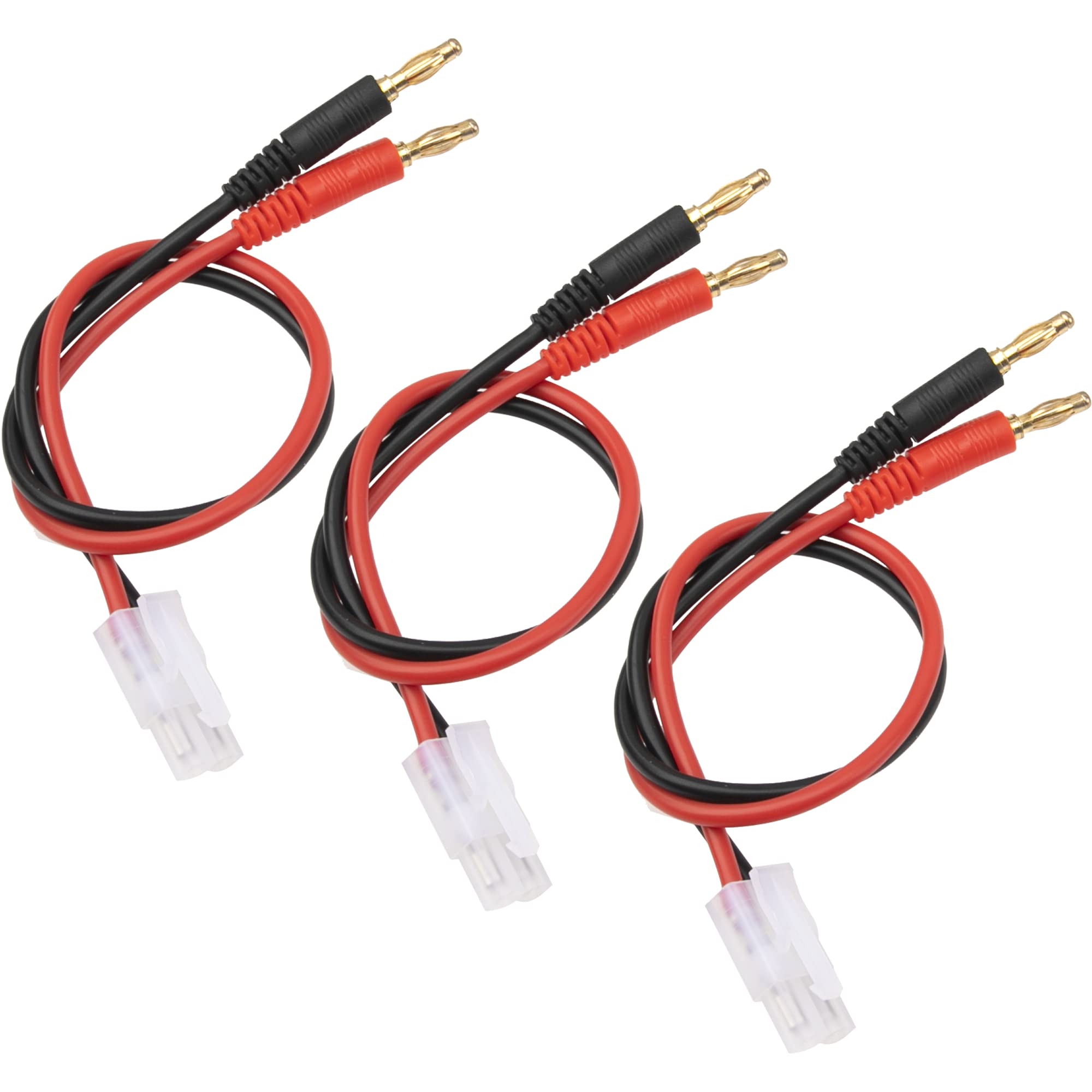 Amazon.co.jp: HIRCQOO 3個 RCバナナプラグ 4mm ブレットコネクター